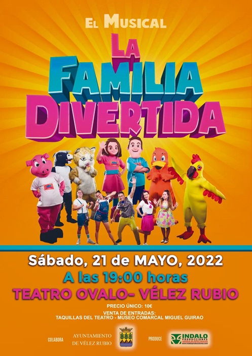 MUSICAL “LA FAMILIA DIVERTIDA” EL 21 DE MAYO.